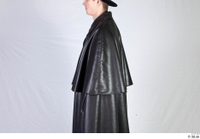  Photos Man in Historical formal suit 5 19th century black cloak historical clothing leather cloak upper body 0003.jpg
